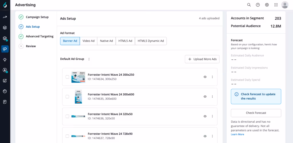 Ad Setup