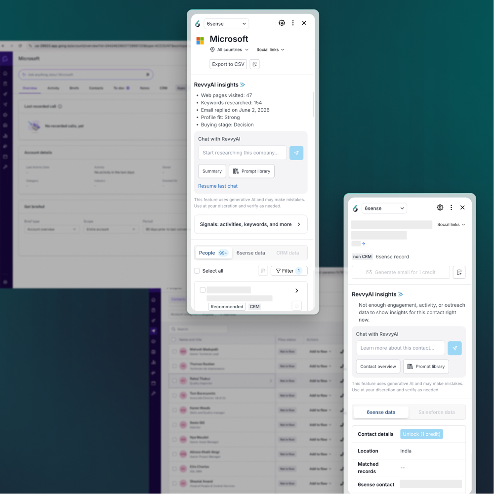 Chrome Extension for Gong