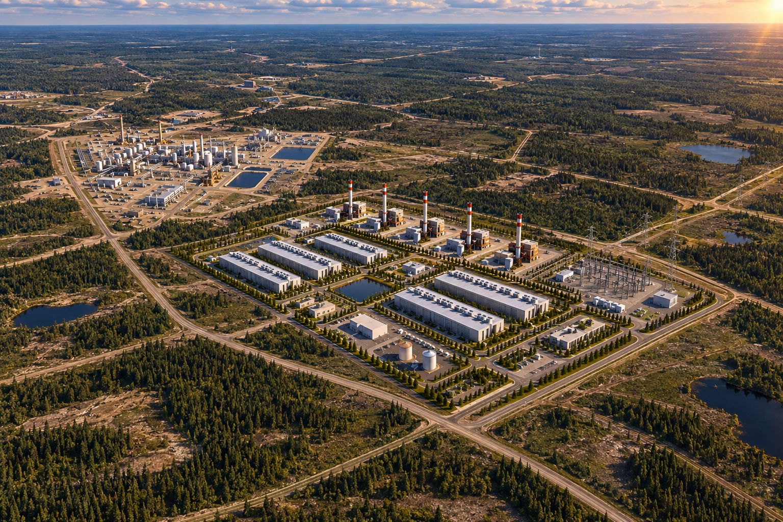 The Nexus West Energy Campus site near Caroline, Alberta