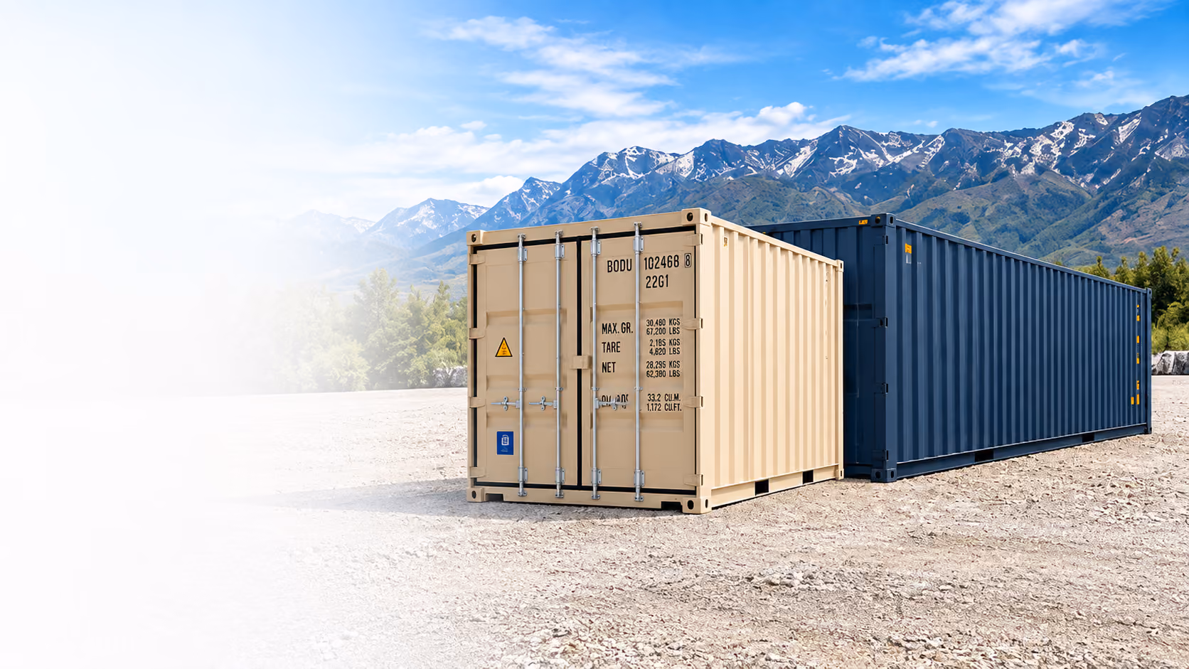 20-foot and 40-foot shipping containers for sale in Utah