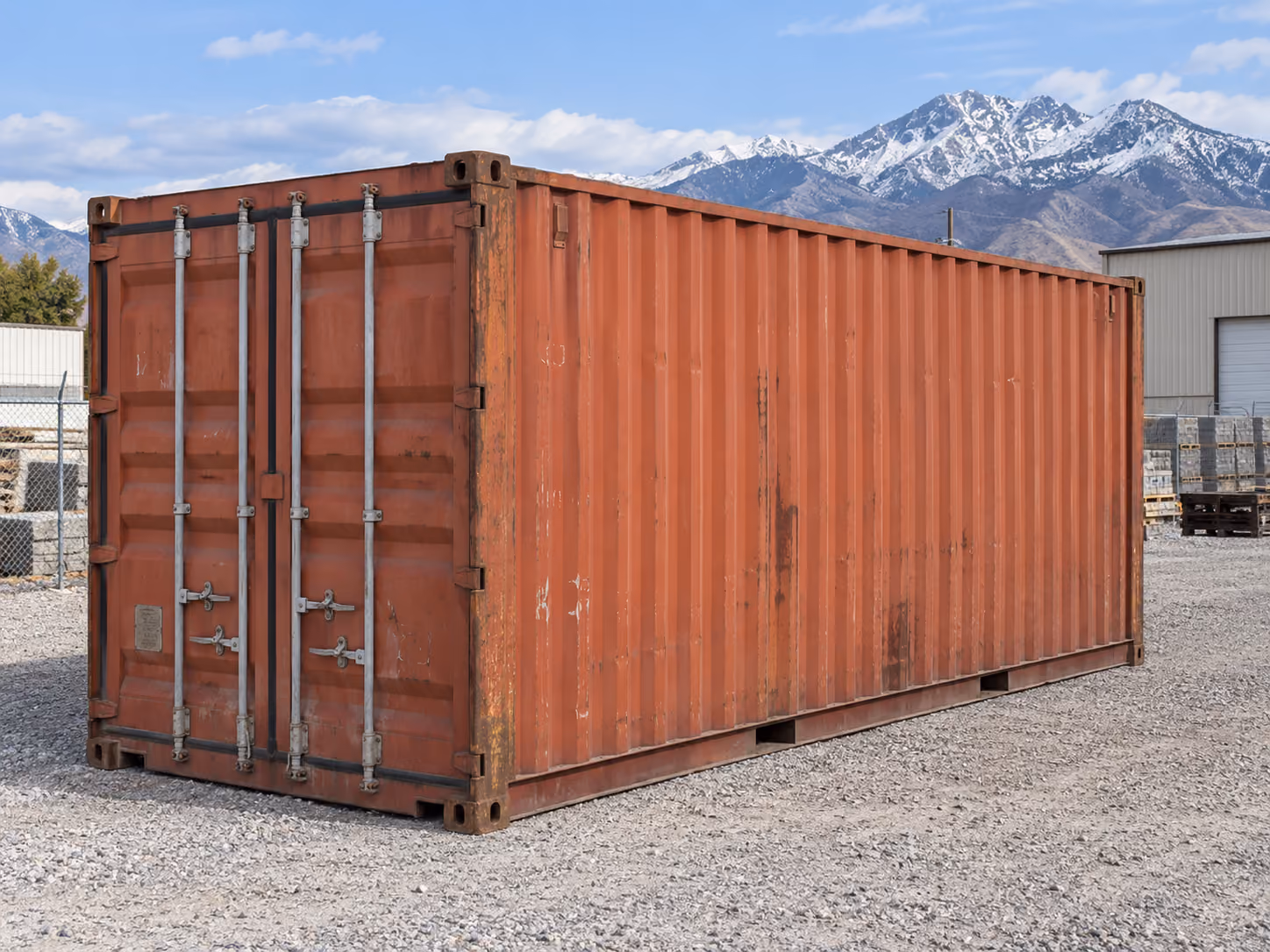 20-foot used shipping container