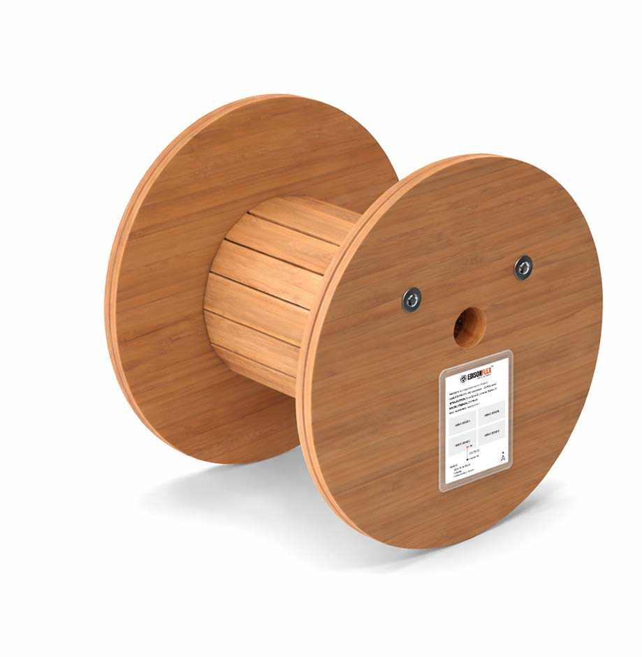 Deployment-ready EdisonFlex reel with a project-specific label