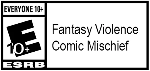 ESRB Everyone 10+ - Fantasy Violence, Comic Mischief