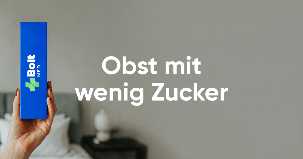 welches obst hat am wenigsten zucker