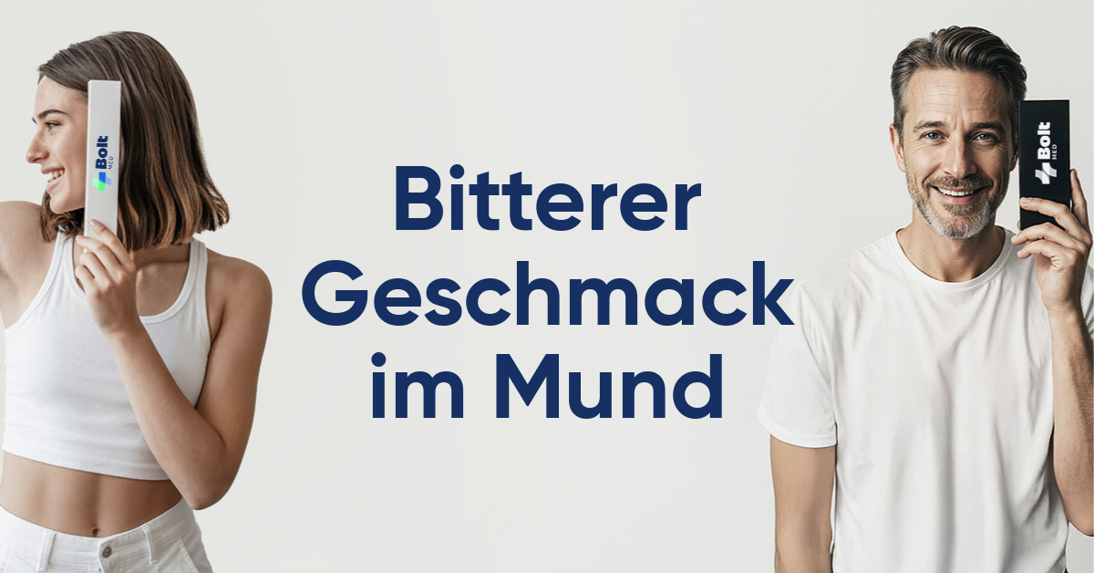 bitterer geschmack im mund
