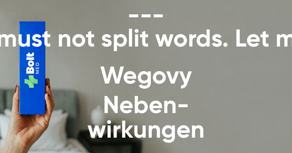 abnehmspritze wegovy nebenwirkungen