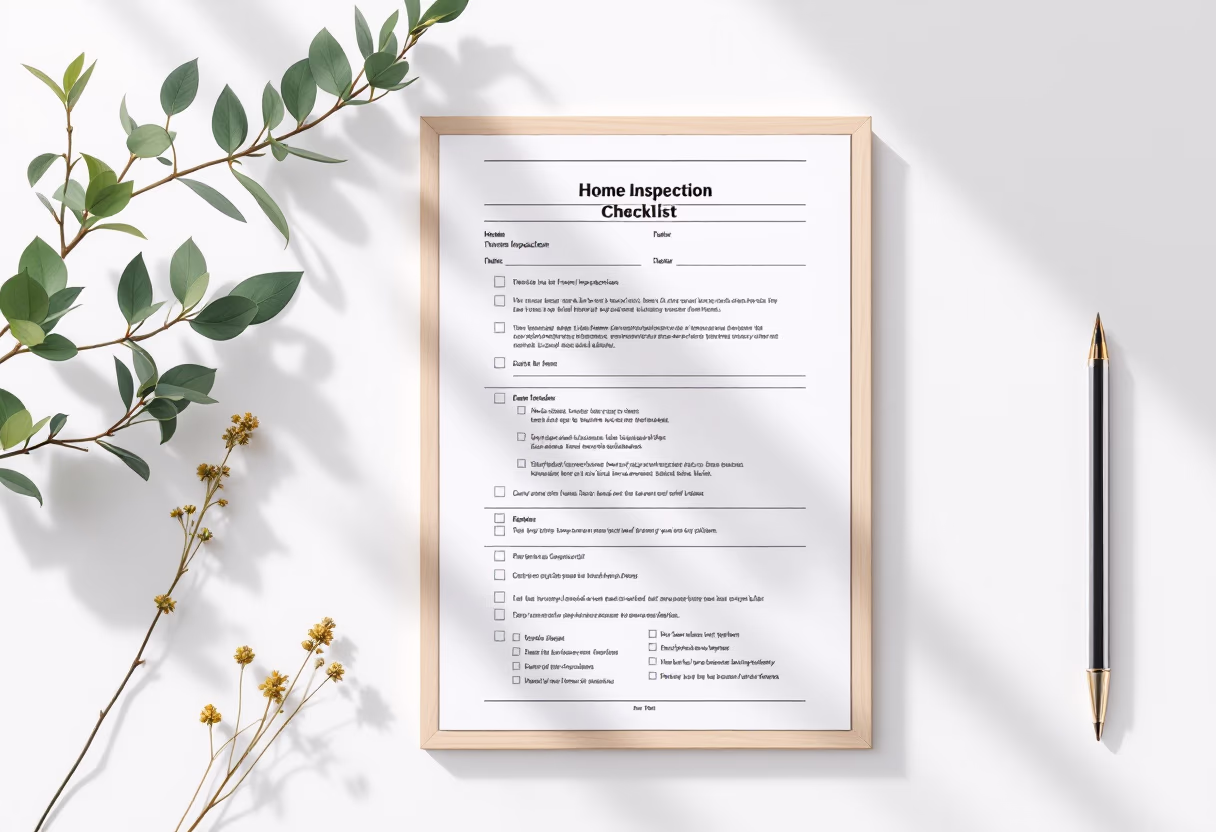 Home inspection checklist
