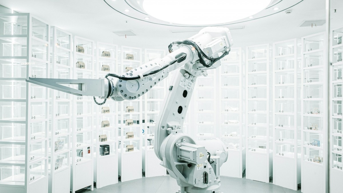 a sophisticated robotic arm