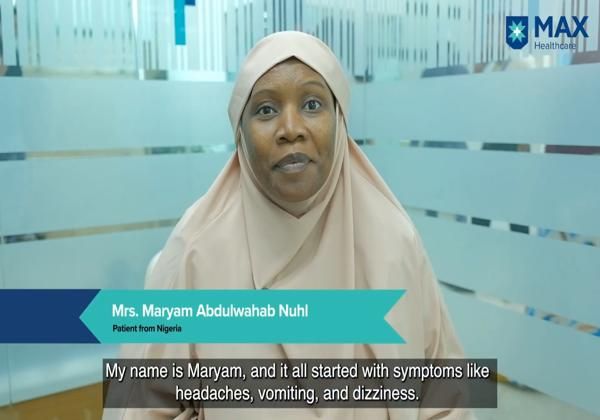 Nigerian patient recovers after successful brain aneurysm clipping by Dr. Arun Saroha at Max Hospital, Saket.