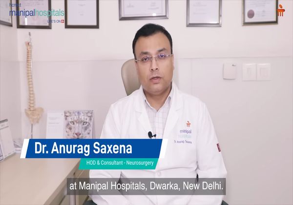 Dr. Anurag Saxena, HOD Neurosurgery at Manipal Hospitals Dwarka, on pituitary tumours.