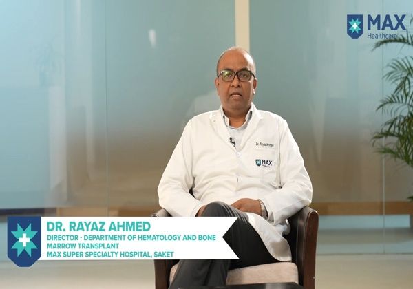 Dr. Rayaz Ahmed at Max Smart Hospital discusses lymphoma diagnosis and treatment approaches.