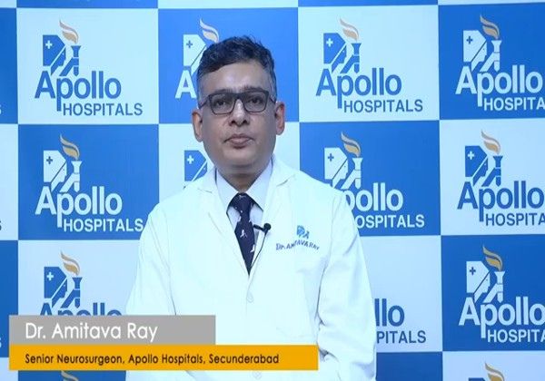 Dr. Amitava Ray, Senior Neurosurgeon at Apollo Hospitals, discussing brain tumour symptoms and treatment.