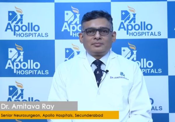 Dr. Amitava Ray, Senior Neurosurgeon at Apollo Hospitals, Secunderabad, during a live session on brain tumour awareness