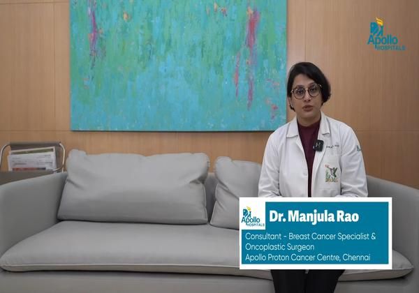 Dr. Manjula Rao addresses common breast cancer questions at the Apollo Proton Cancer Centre lounge in Chennai.
