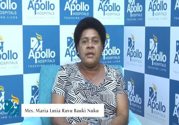Mrs. Nuku from abroad recovers from breast cancer after surgery by Dr. Bhattacharya at Apollo Hospitals
