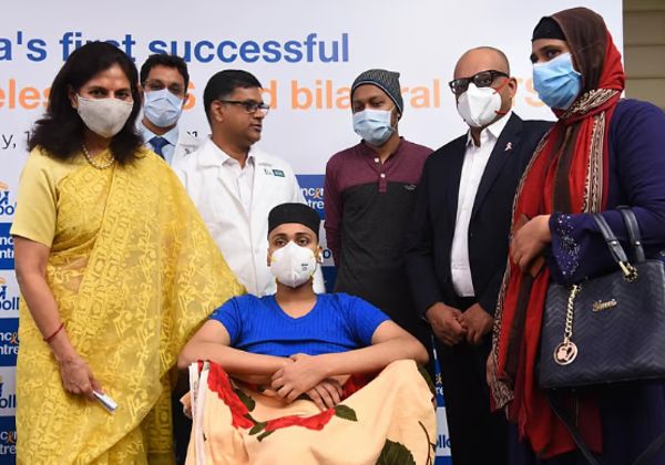 15-year-old boy from Bangladesh after rare lung cancer surgery at Apollo Hospital, Chennai.