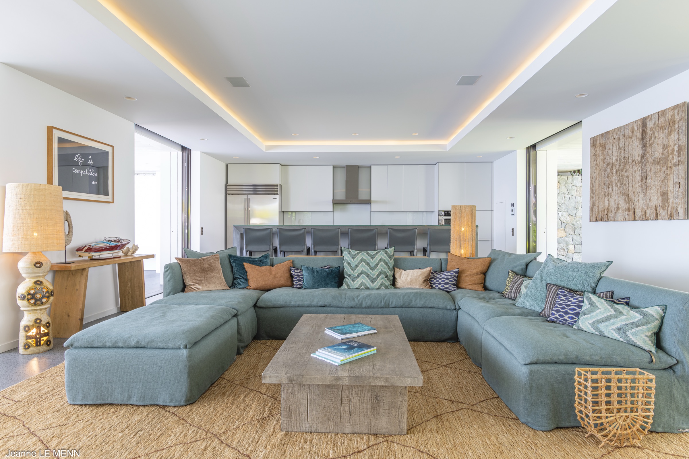 Villa R, villa contemporaine — La Pointe, Gustavia, Saint-Barthélemy — vue 3