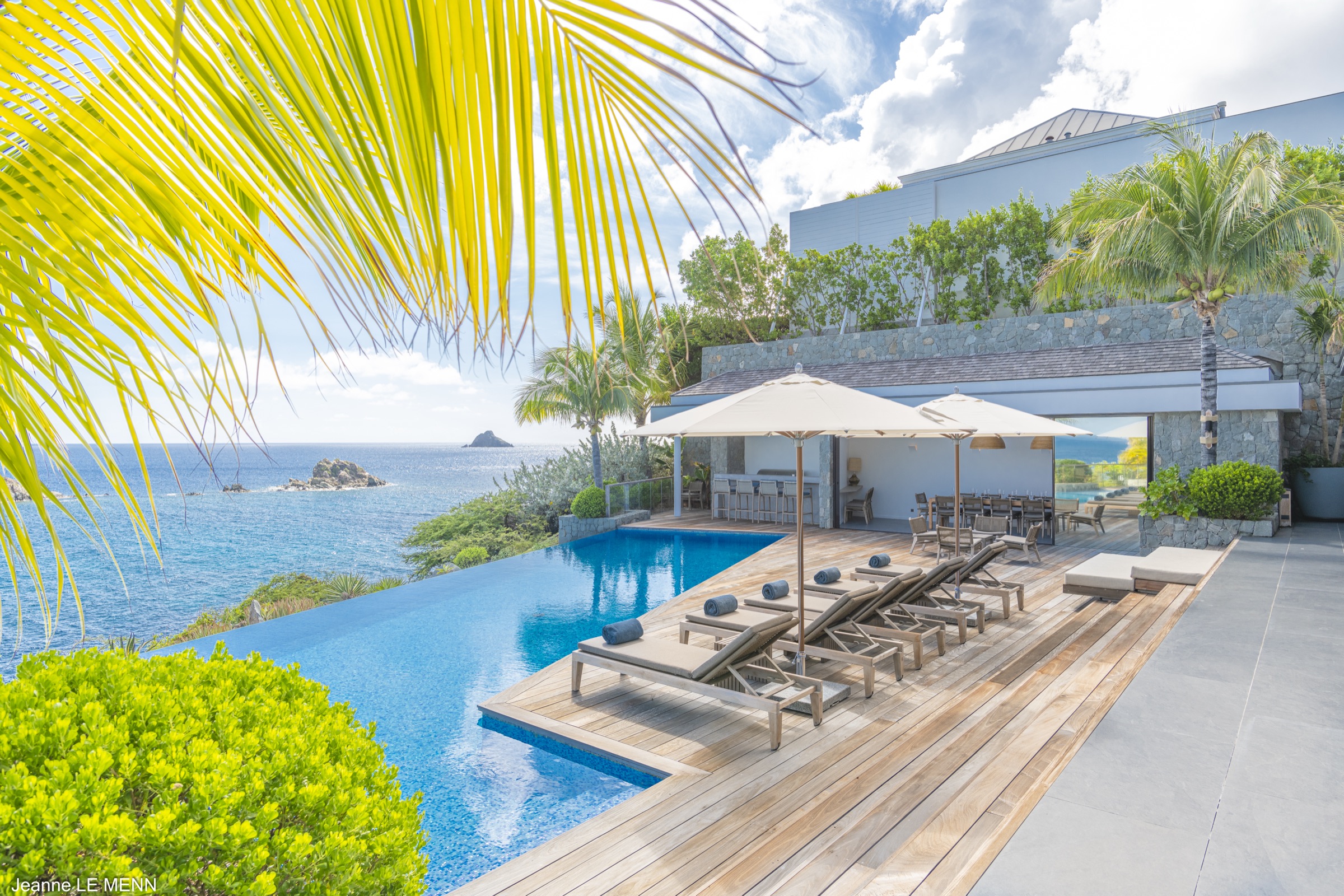 Villa R, villa contemporaine — La Pointe, Gustavia, Saint-Barthélemy
