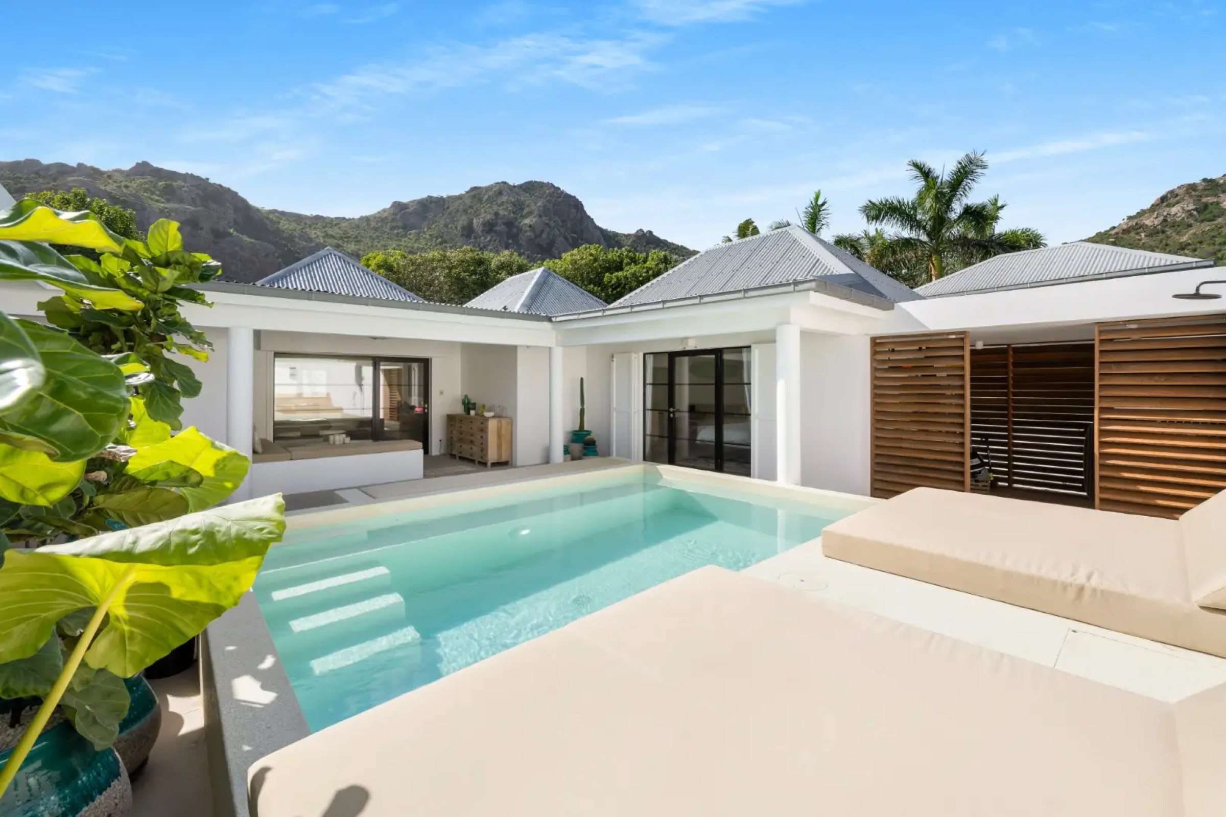 Villa E, villa contemporaine — Grand Fond, Saint-Barthélemy — vue 1