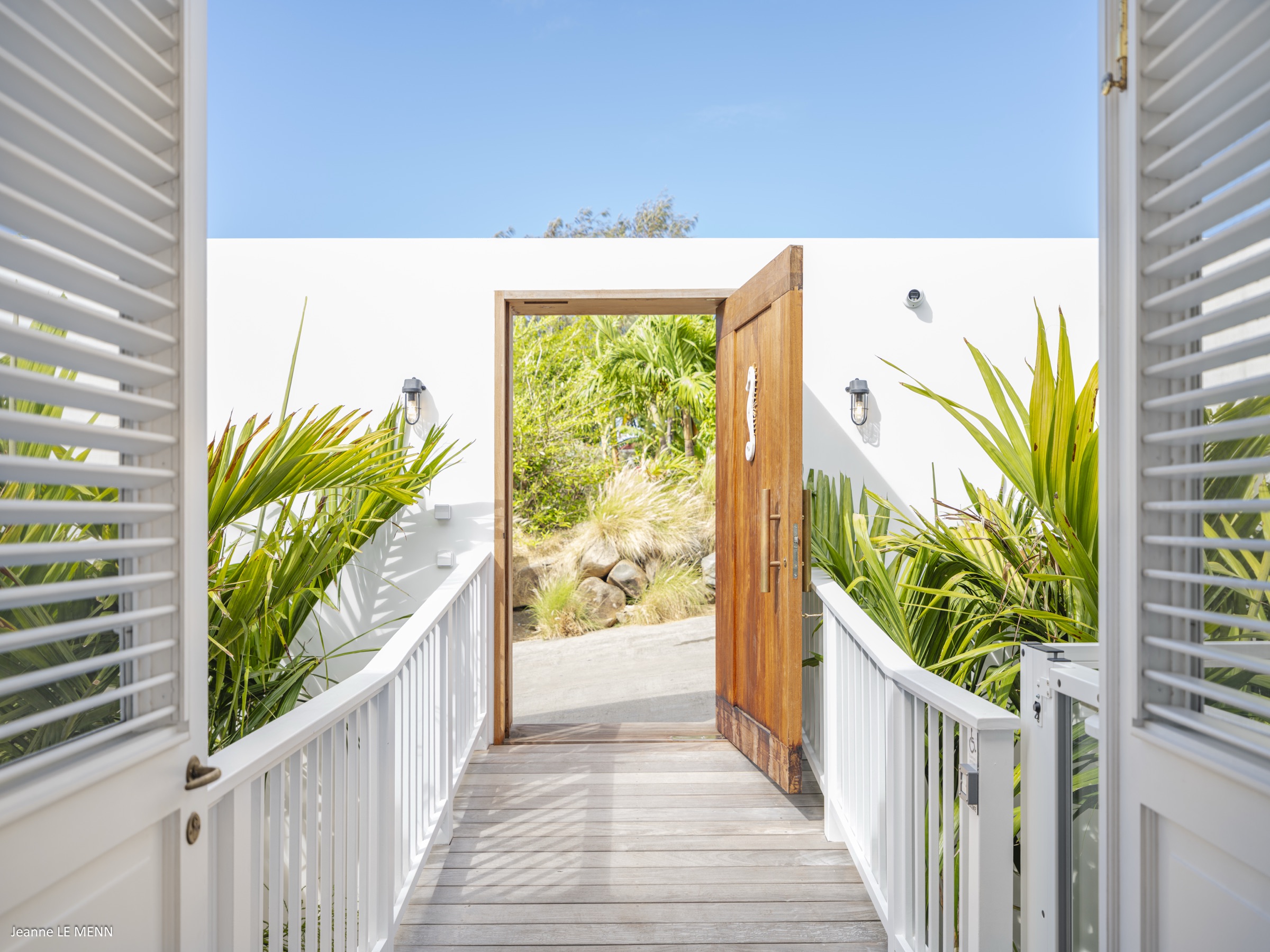 Villa H, villa créole — La Pointe, Gustavia, Saint-Barthélemy — vue 4