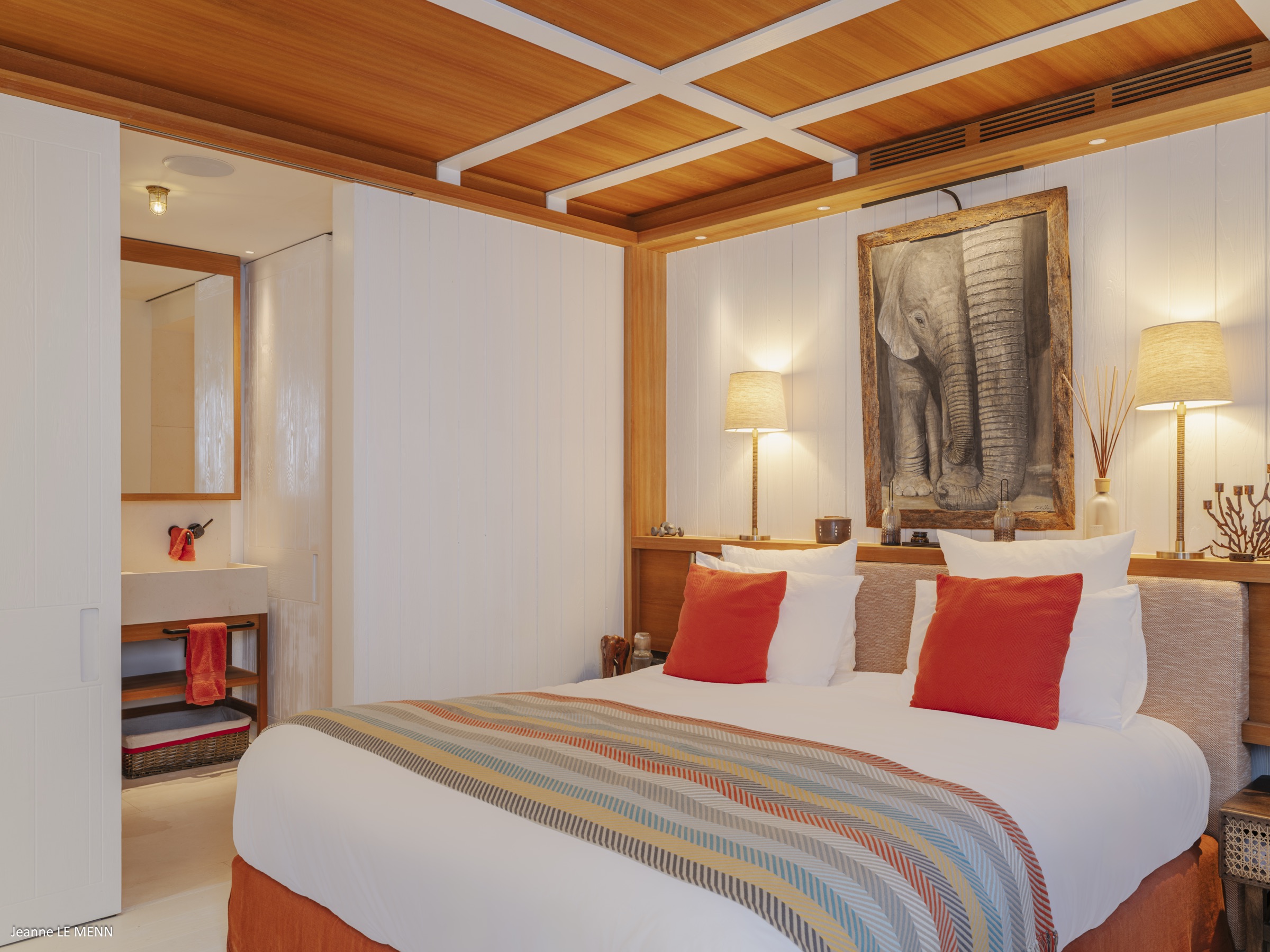 Villa H, villa créole — La Pointe, Gustavia, Saint-Barthélemy — vue 11