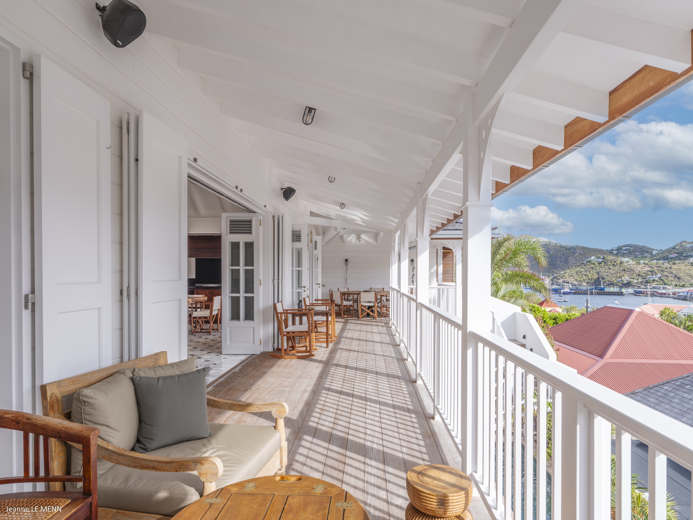 Villa H, villa créole — La Pointe, Gustavia, Saint-Barthélemy — vue 5