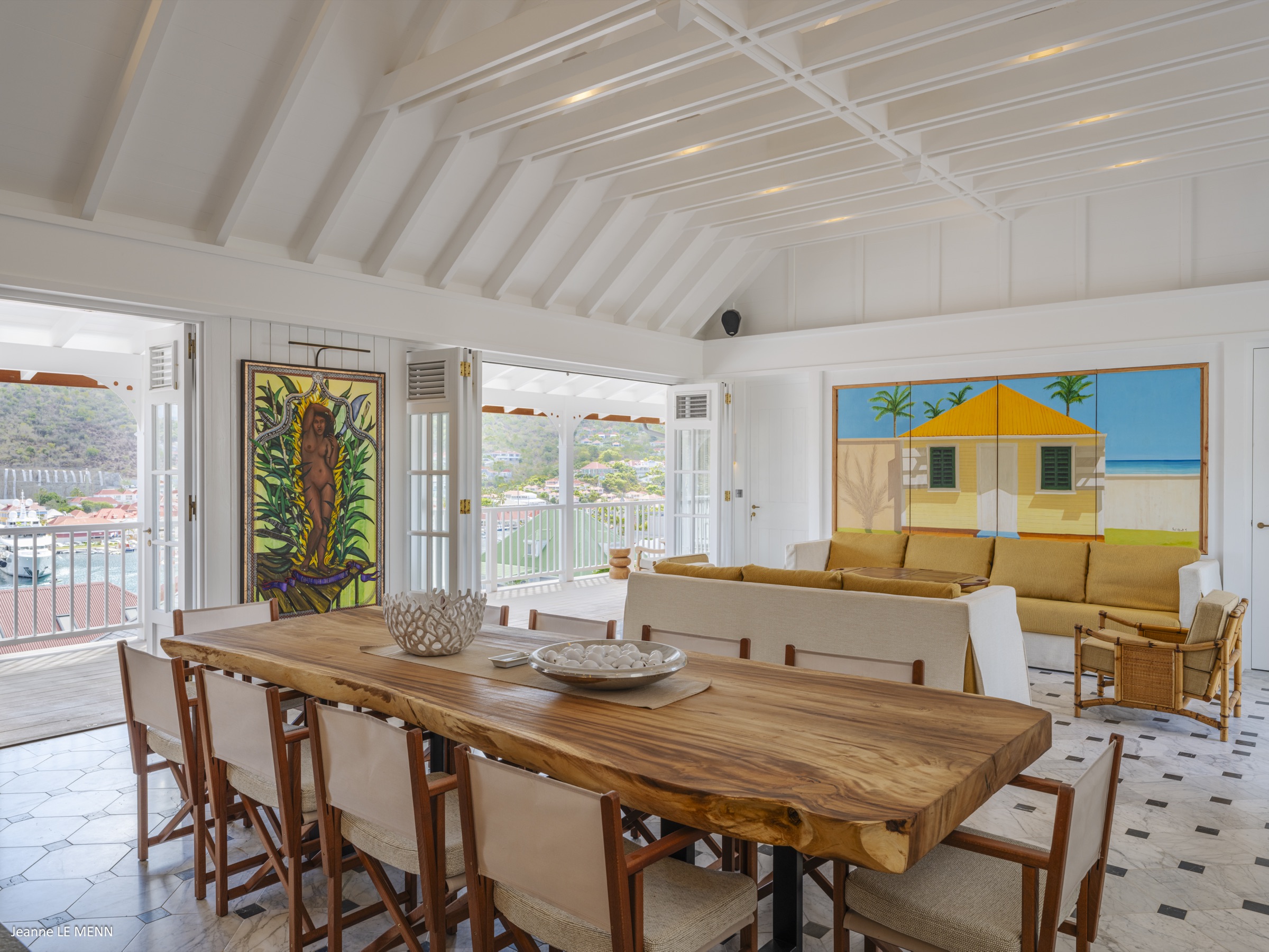 Villa H, villa créole — La Pointe, Gustavia, Saint-Barthélemy — vue 7
