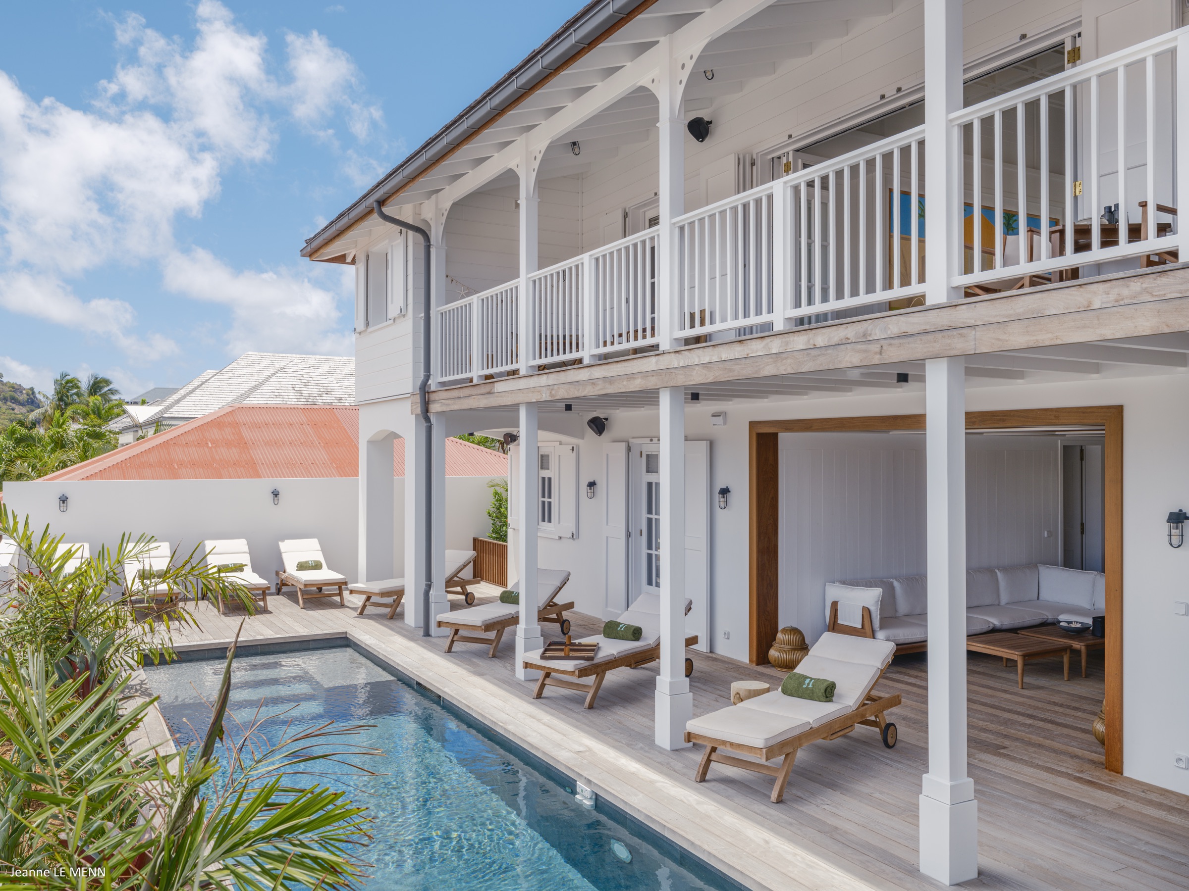 Villa H, villa créole — La Pointe, Gustavia, Saint-Barthélemy — vue 2