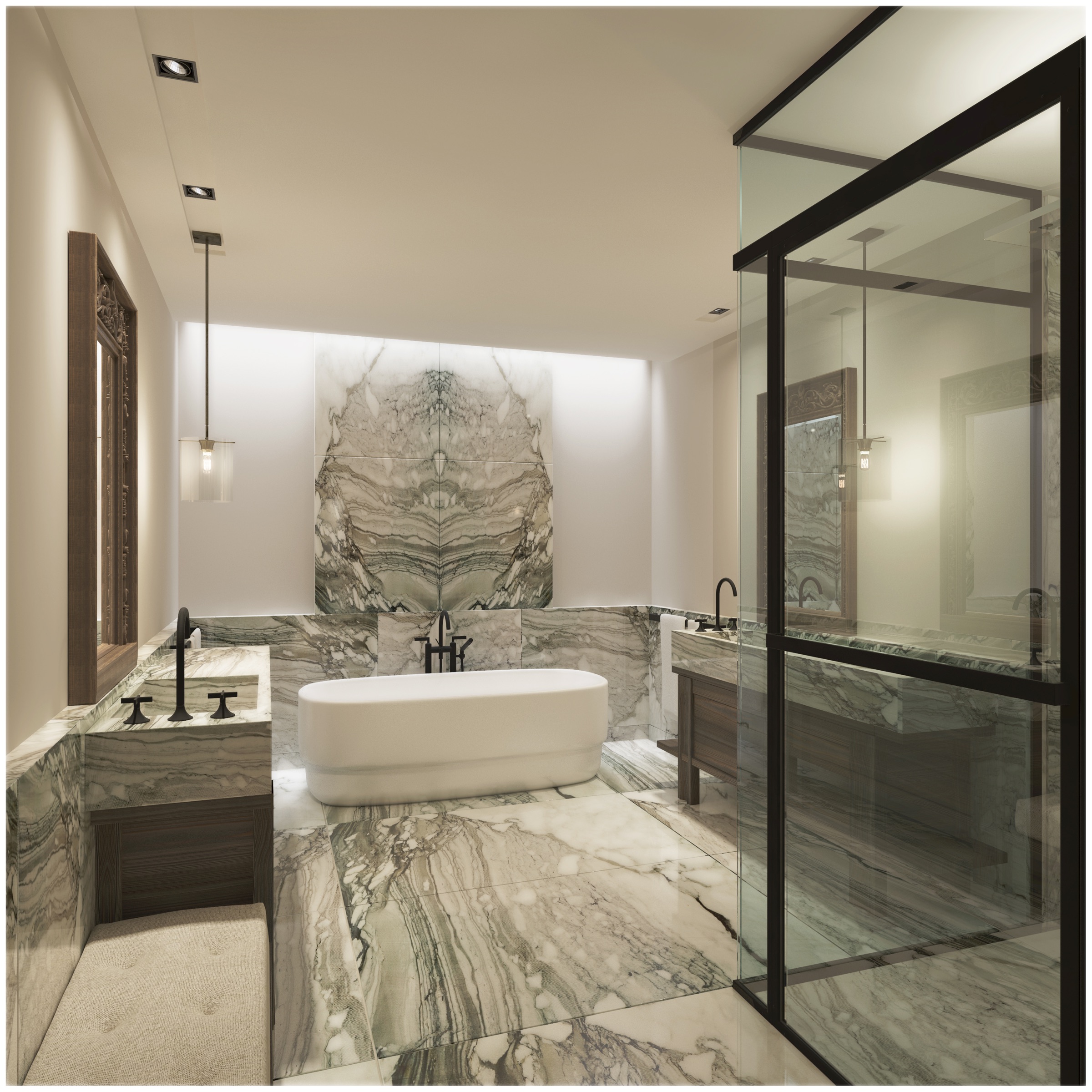 Villa A, villa contemporaine — La Pointe, Gustavia, Saint-Barthélemy — vue 8