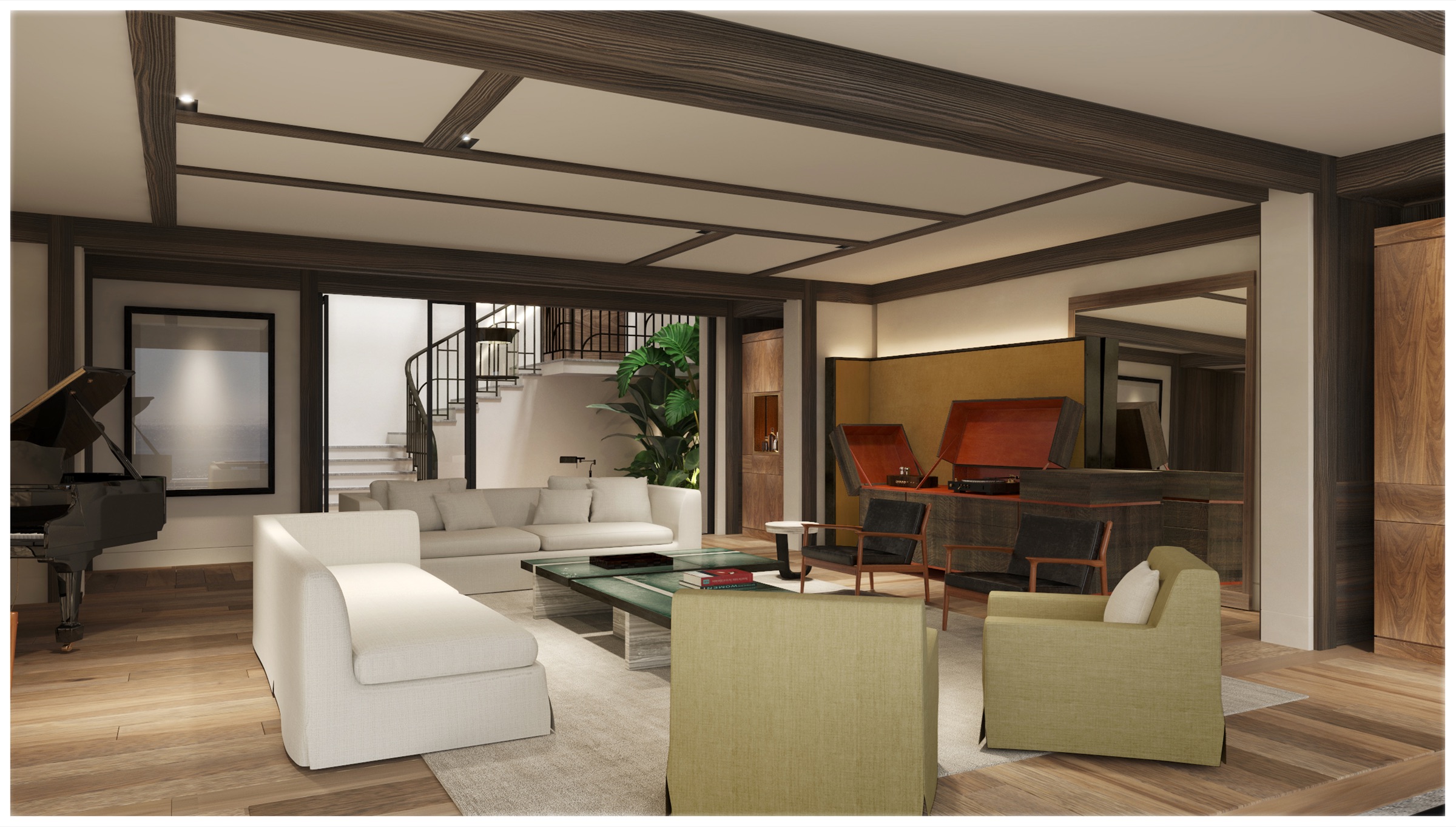 Villa A, villa contemporaine — La Pointe, Gustavia, Saint-Barthélemy — vue 3