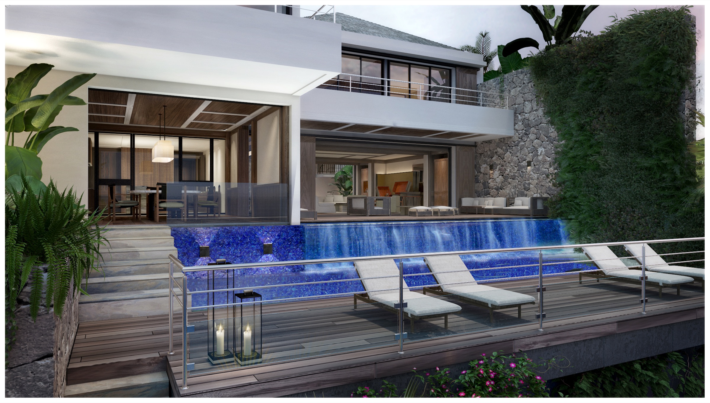 Villa A, villa contemporaine — La Pointe, Gustavia, Saint-Barthélemy