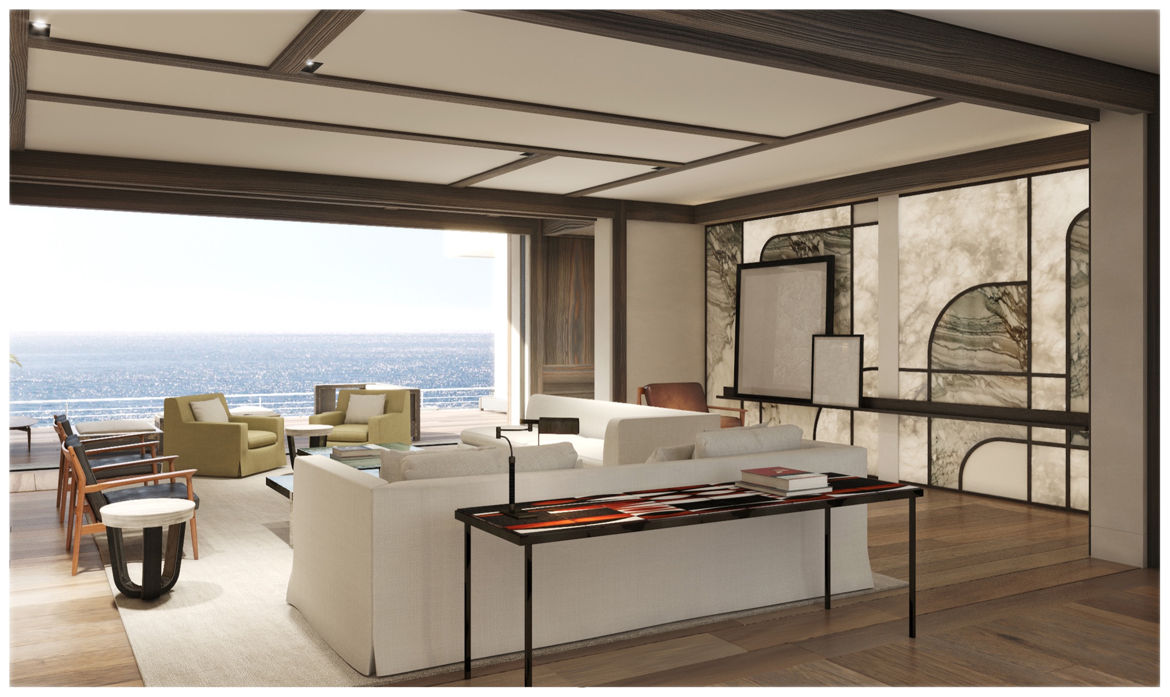 Villa A, villa contemporaine — La Pointe, Gustavia, Saint-Barthélemy — vue 2