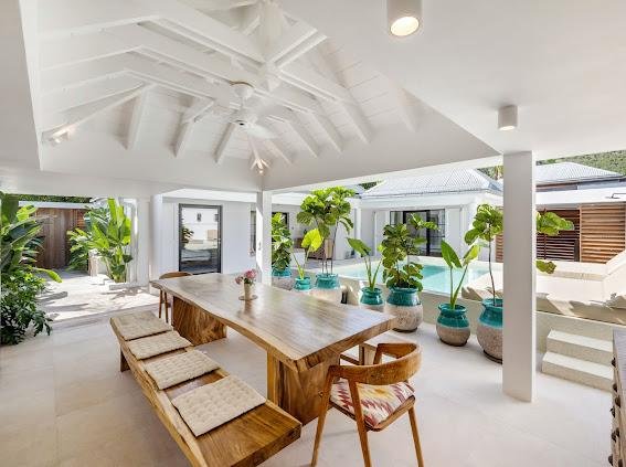 Villa E, villa contemporaine — Grand Fond, Saint-Barthélemy — vue 5