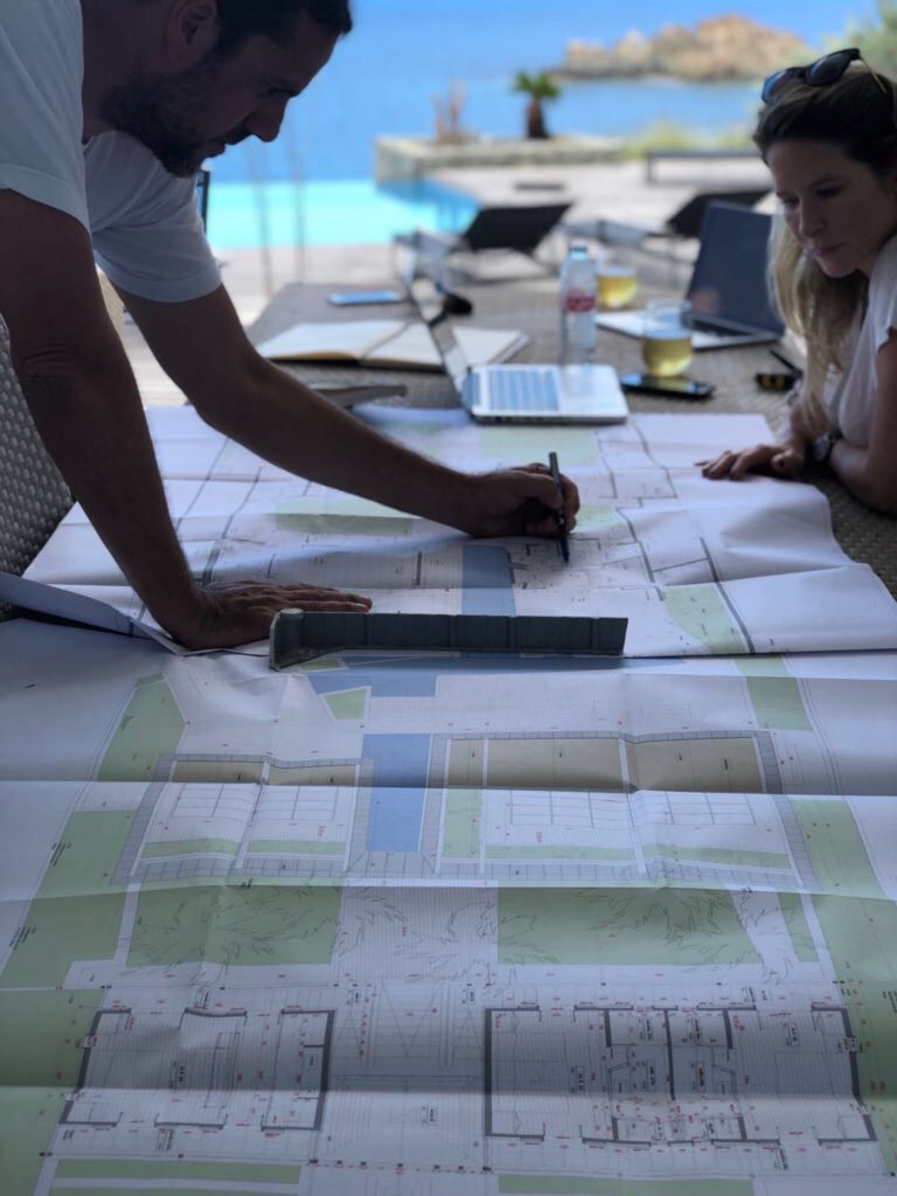 Lecture des plans d’exécution sur le chantier, Saint-Barthélemy