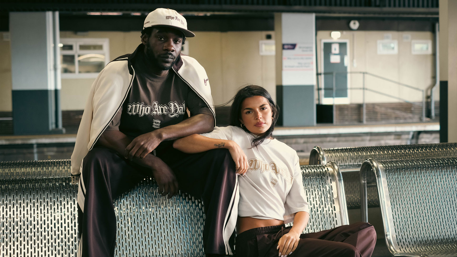 Models wearing Birmingham City lifestyle apparel