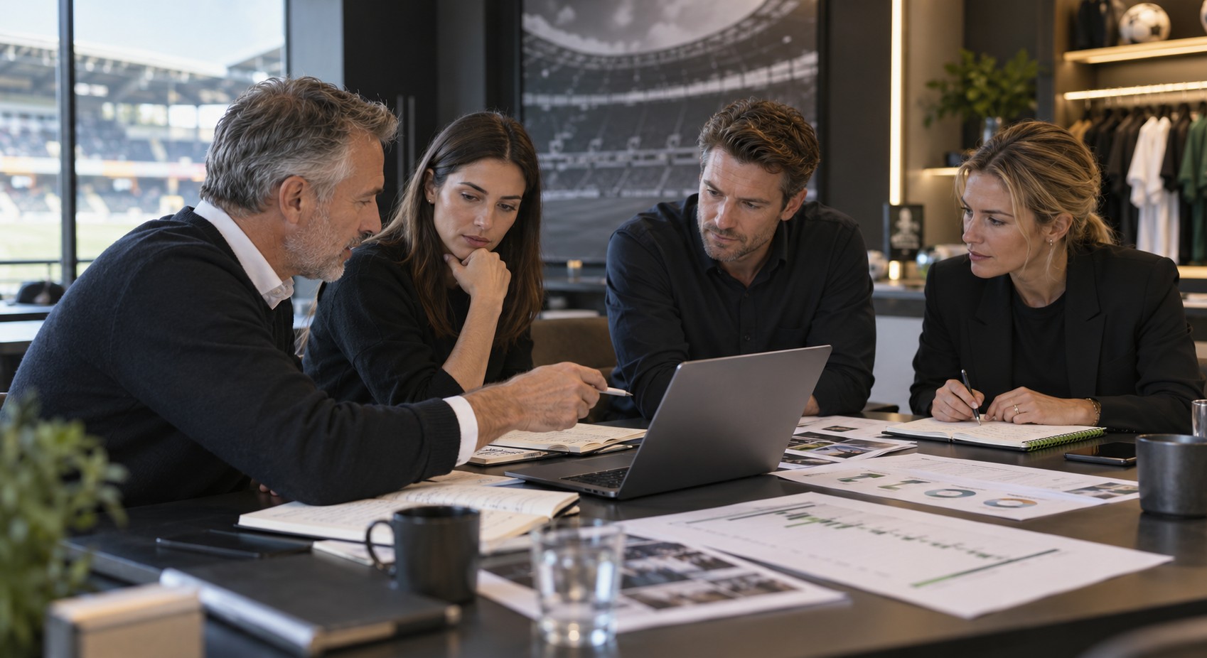 Senior adviser working with a sports business leadership team on performance and transformation plans.