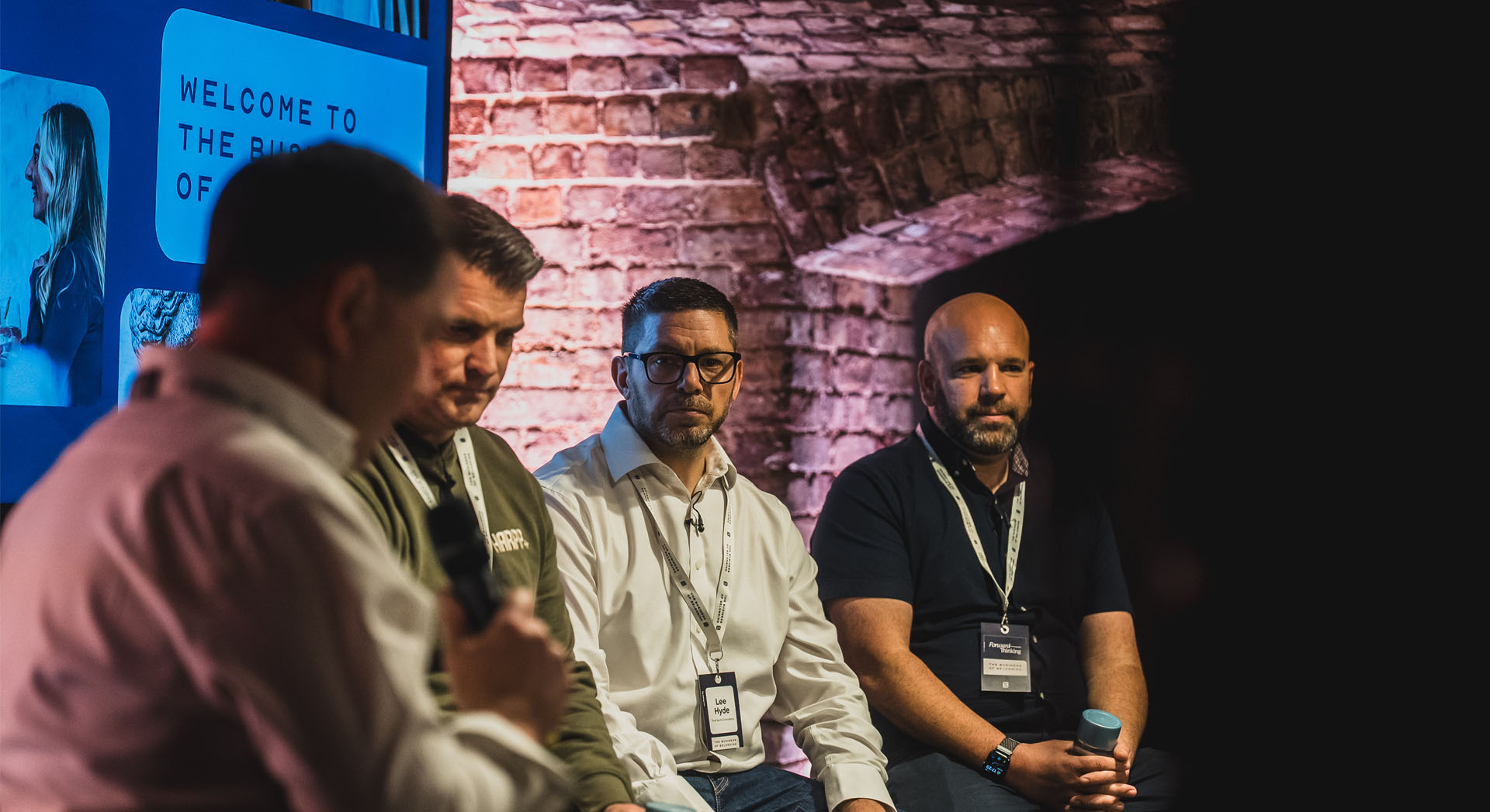 Lee Hyde participating in a retail industry panel discussion at Streamline Forward Thinking Live in London
