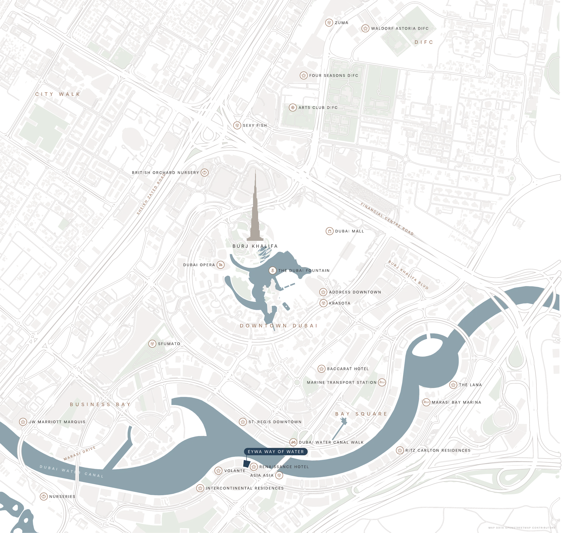 Map of Eywa Way of Water location