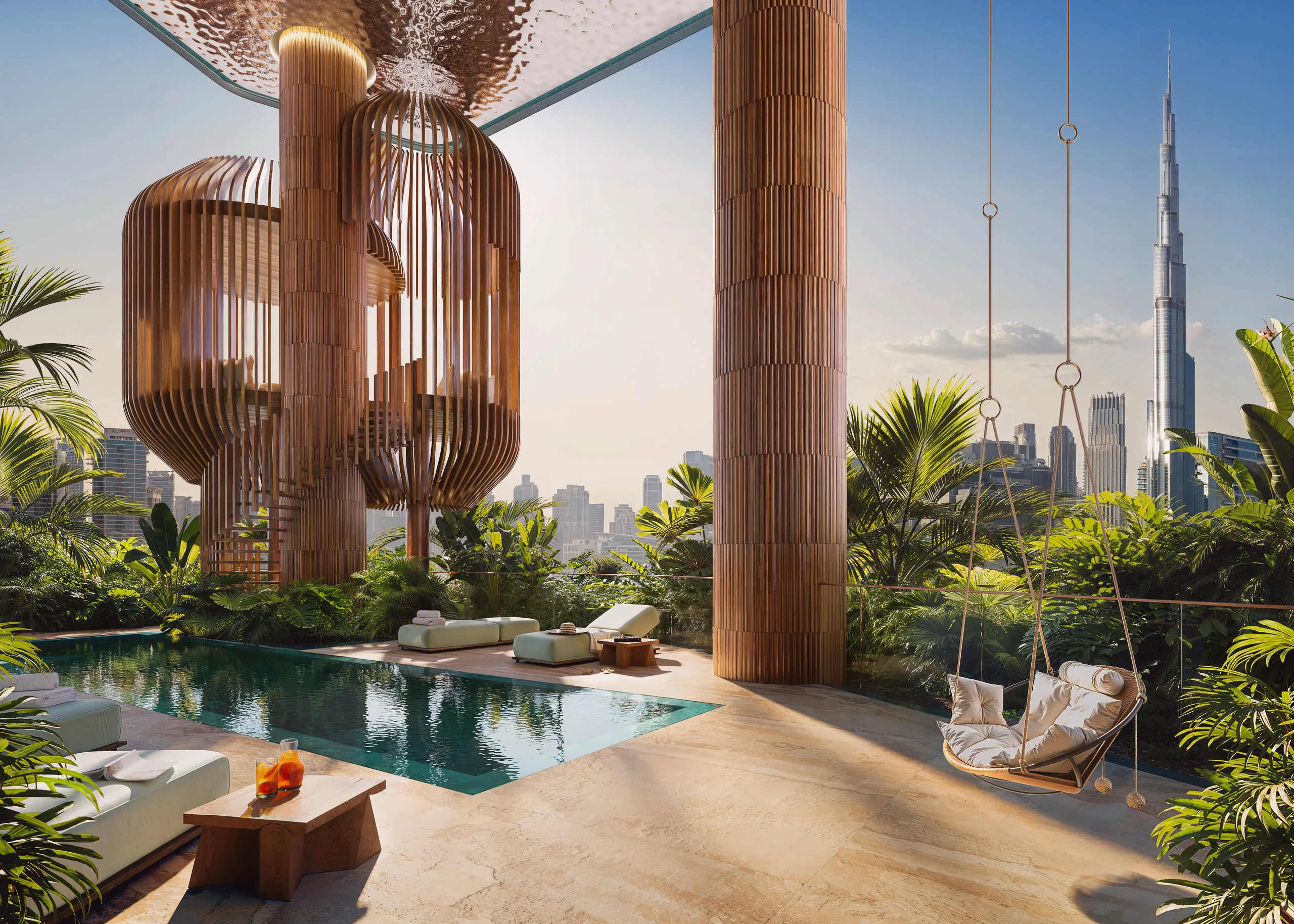 Tulkun Lounge exclusive to Sky Collection Apartments at Eywa Way of Water