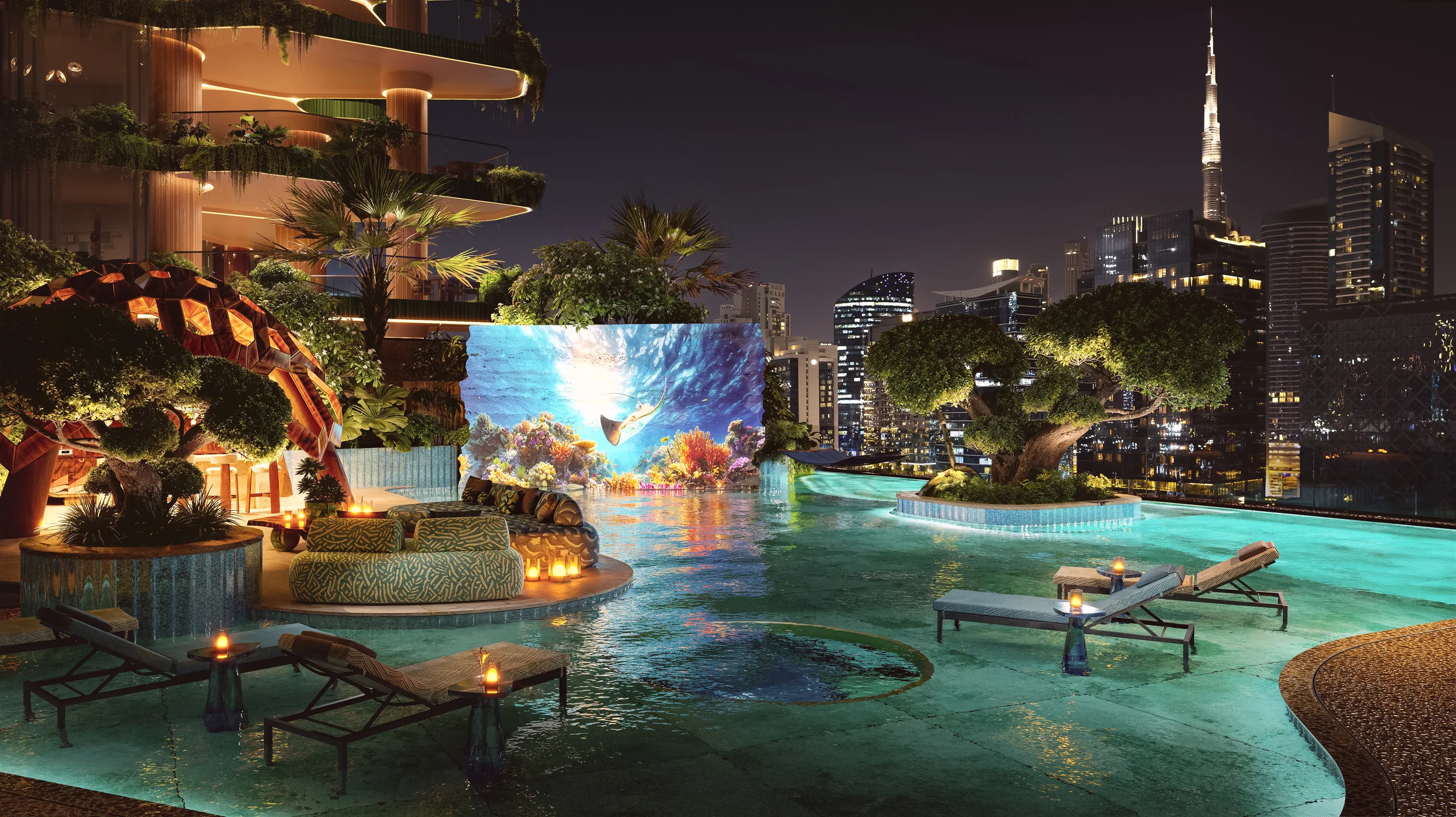 Infinity Pool at Dusk