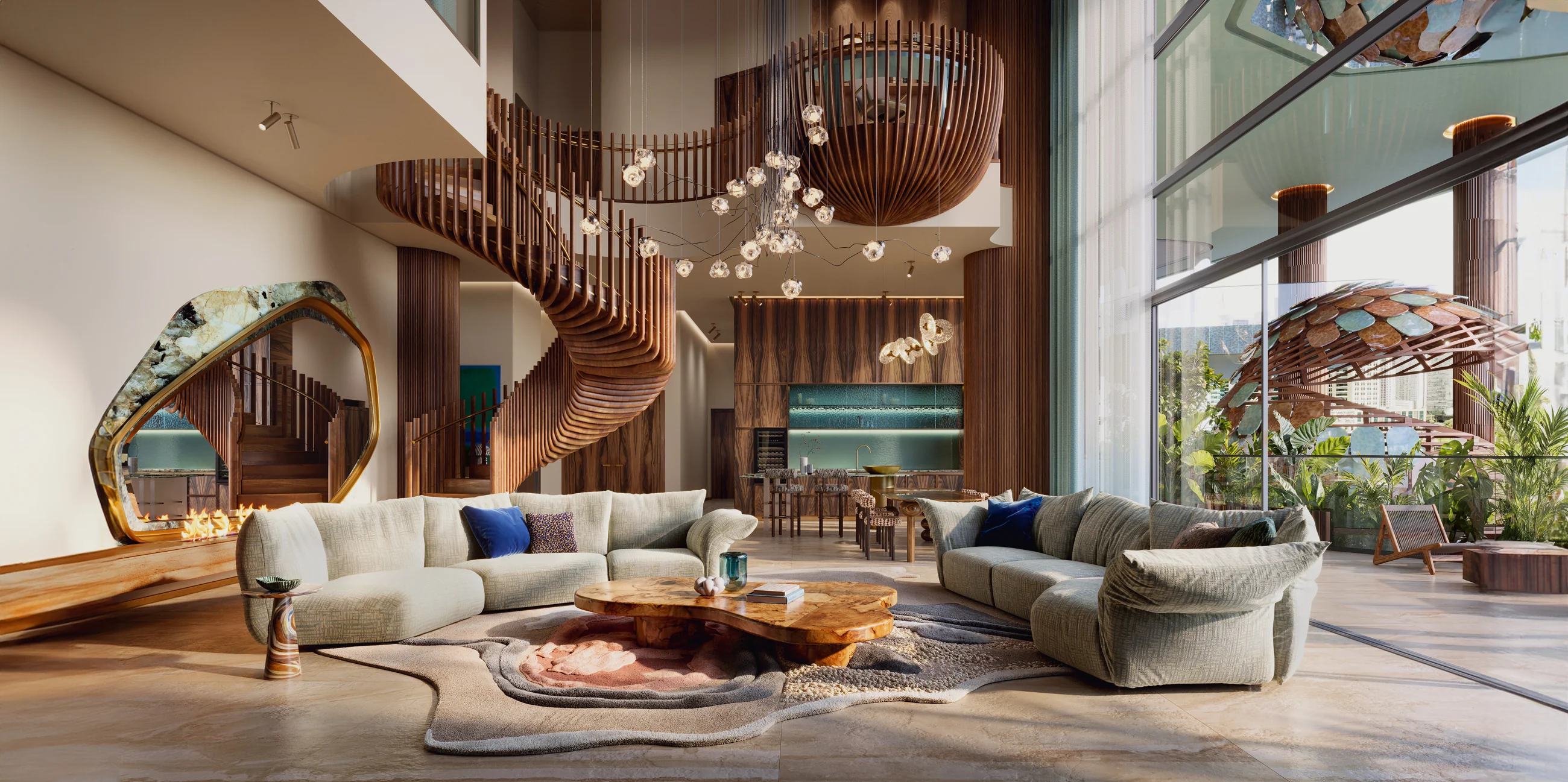 Spa and sauna scene representing regenerative luxury