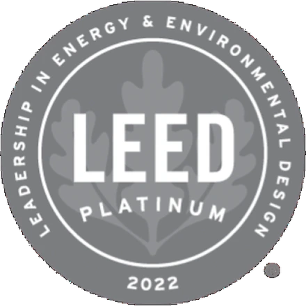 LEED Platinum certification badge