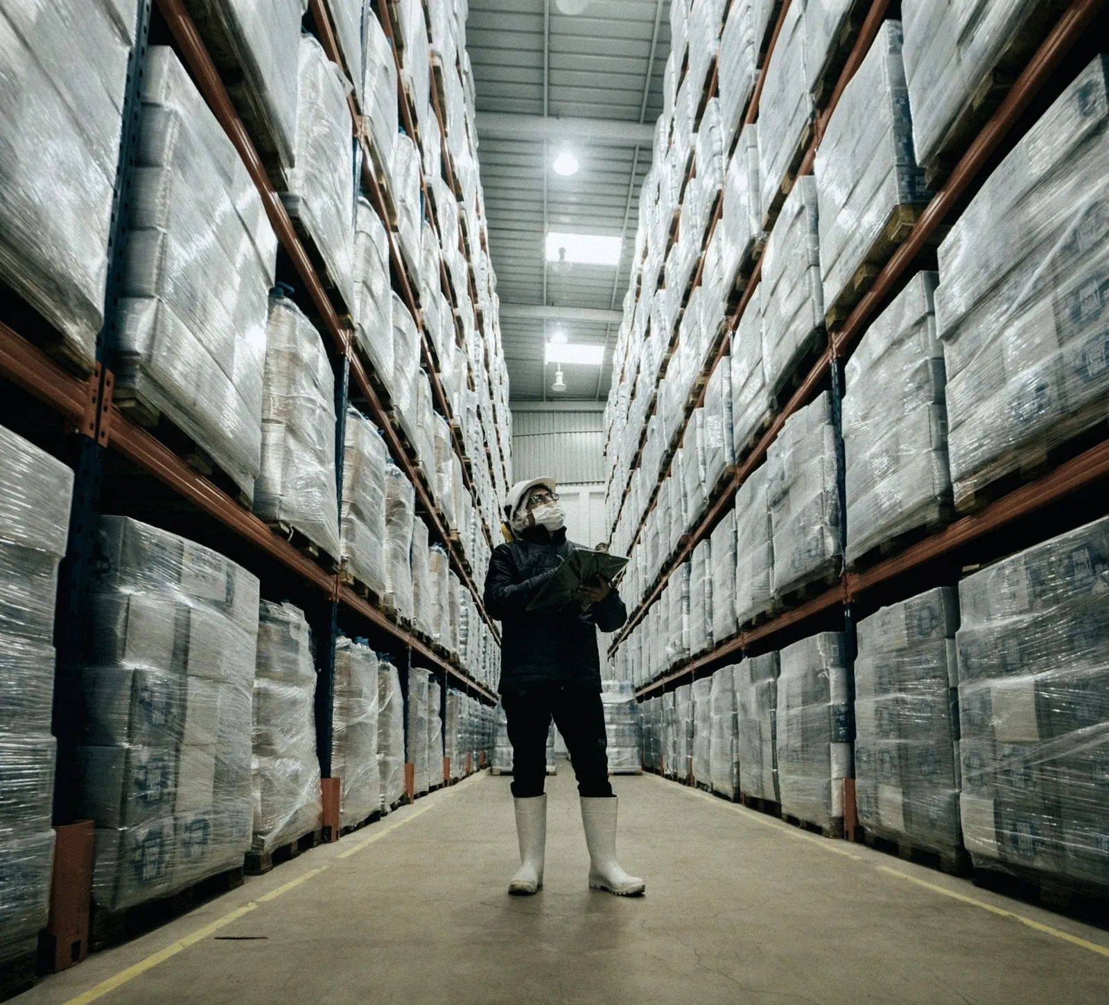 Warehouse staff fulfilling orders managed in Salesforce Order Management