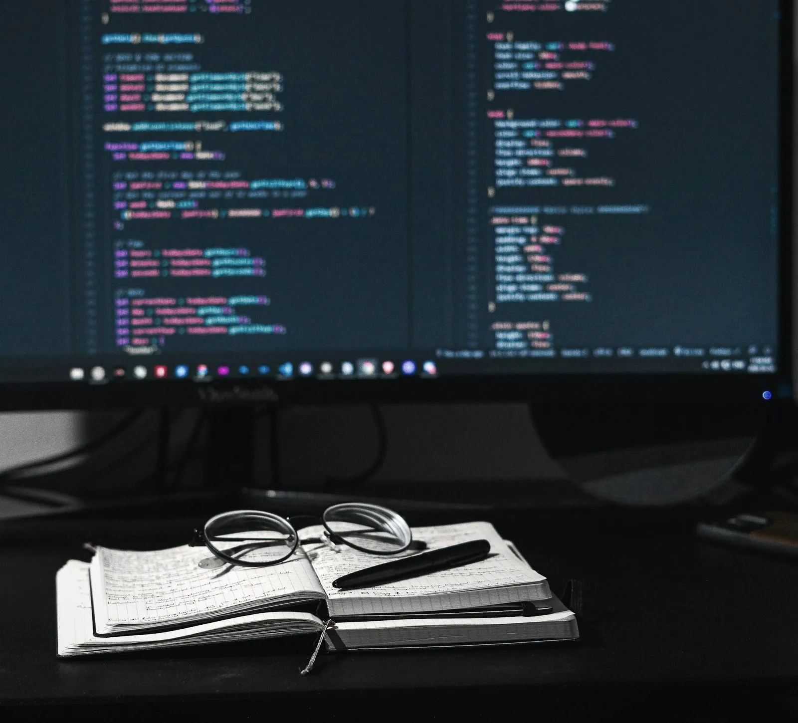 Salesforce developer working alone beside a Salesforce partner team