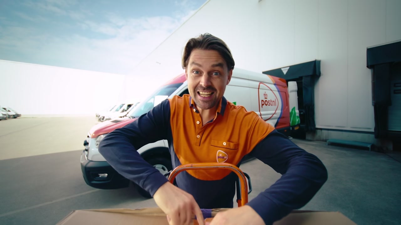 PostNL — bezorger in actie