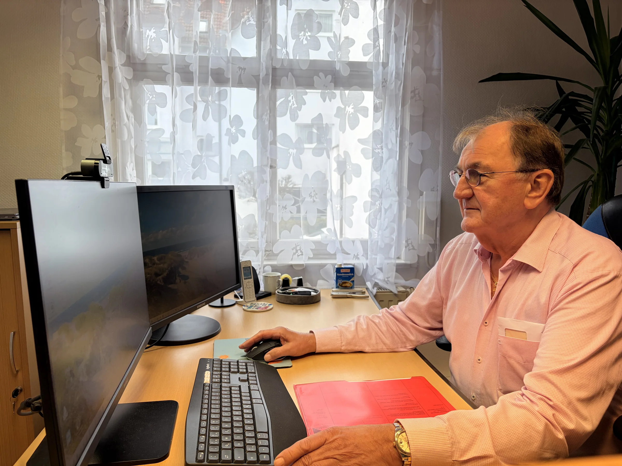 Kurt Stranz am Beratungsstandort Plochingen