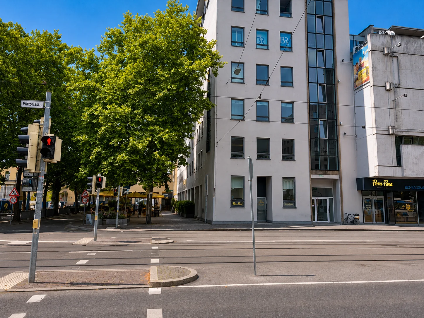 Gebäude am Beratungsstandort Augsburg beim Hauptbahnhof