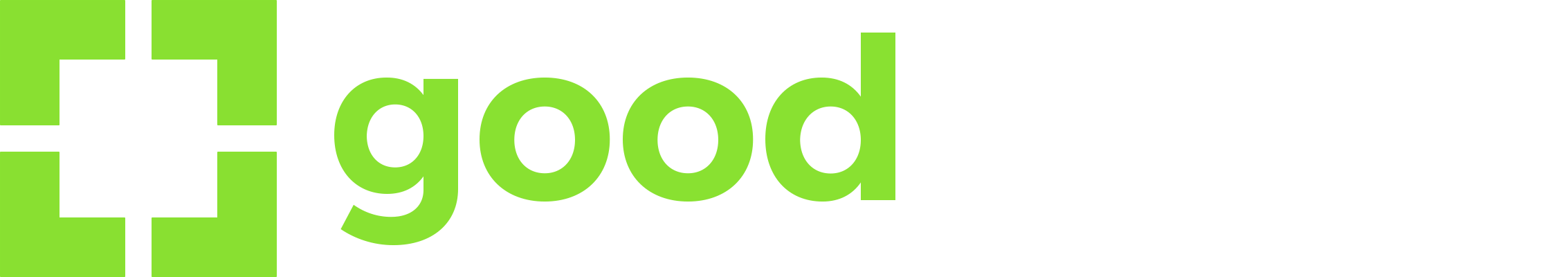 GoodVision logo, green version
