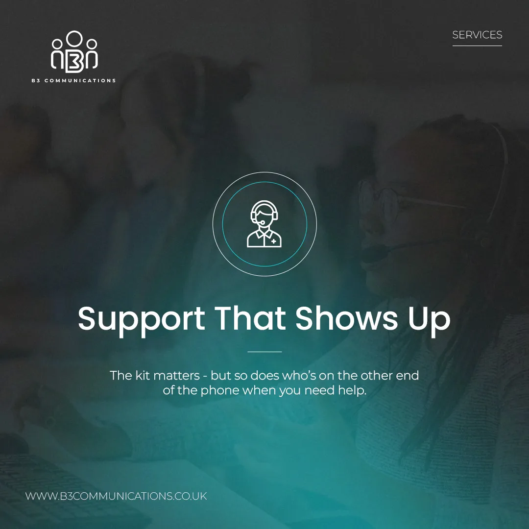 B3 Communications social post