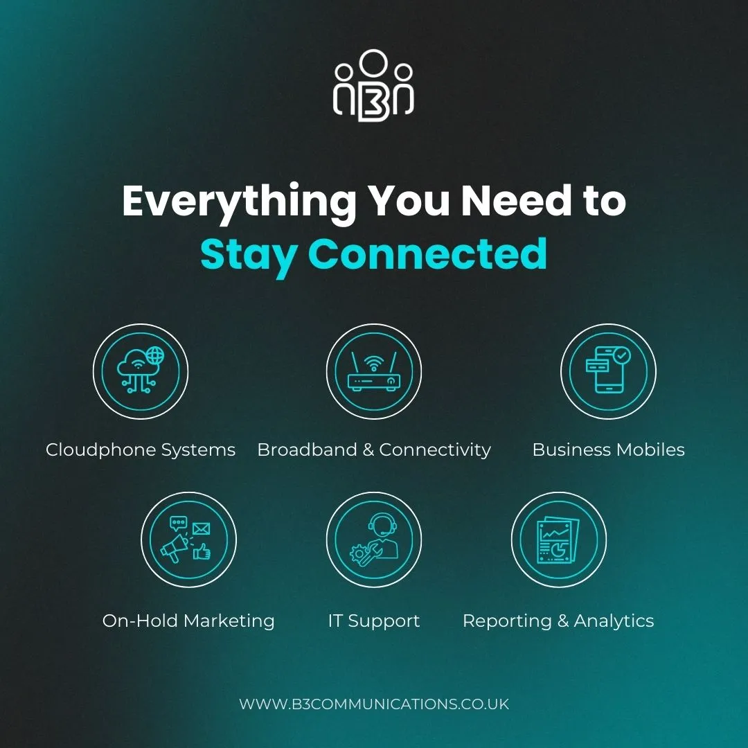 B3 Communications social post